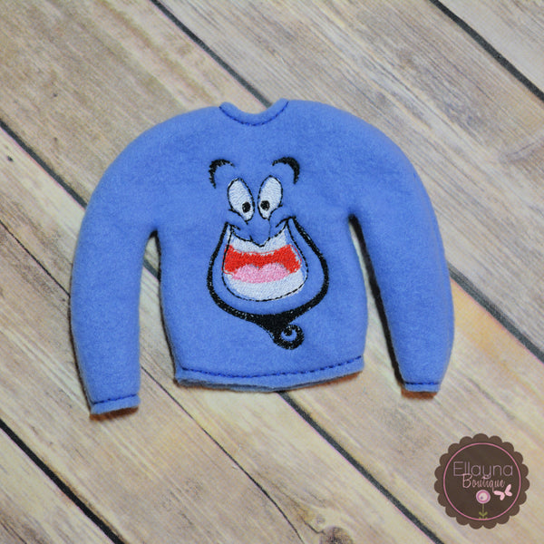 Elf Sweater - Blue Genie, Aladdin