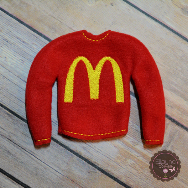 Elf/Barbie Sweater - McDonalds