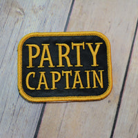 Party Captain Patch - Iron On