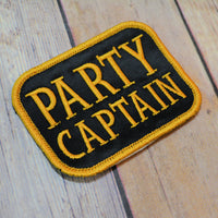 Party Captain Patch - Iron On