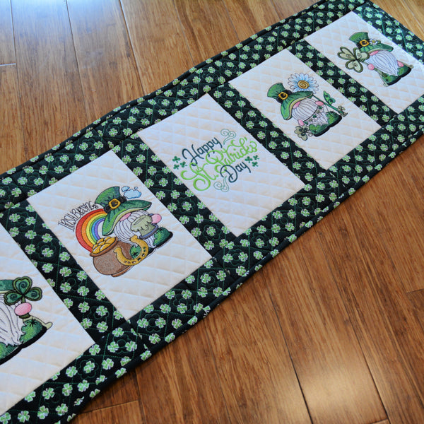 St. Patrick's Day Gnome Table Runner