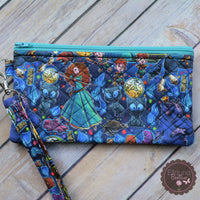 Custom Fabric Quilted Zipper Pouch