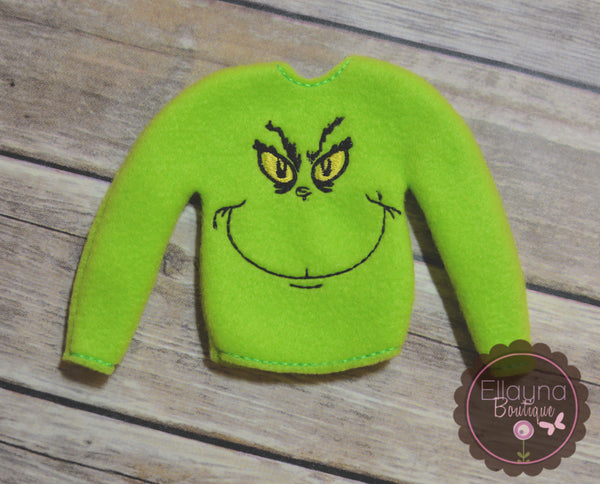 Elf Sweater - Green Monster