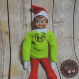 Elf/Barbie Sweater - Abominable Snowman, yeti