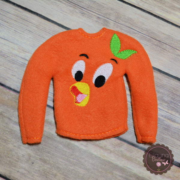 Elf Sweater - Orange Bird