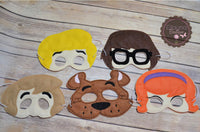 Felt Character Mask - Scooby and Friends