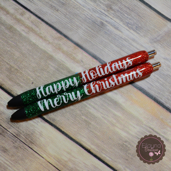 Epoxy Glitter Pen - Christmas, Holidays – Ellayna Boutique