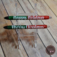 Epoxy Glitter Pen - Christmas, Holidays