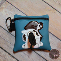 Customized Dog Poo Bag Holder - Springer Spaniel