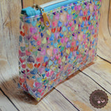 READY TO SHIP!! Midnight Kiss Pouch - Rainbow Hearts