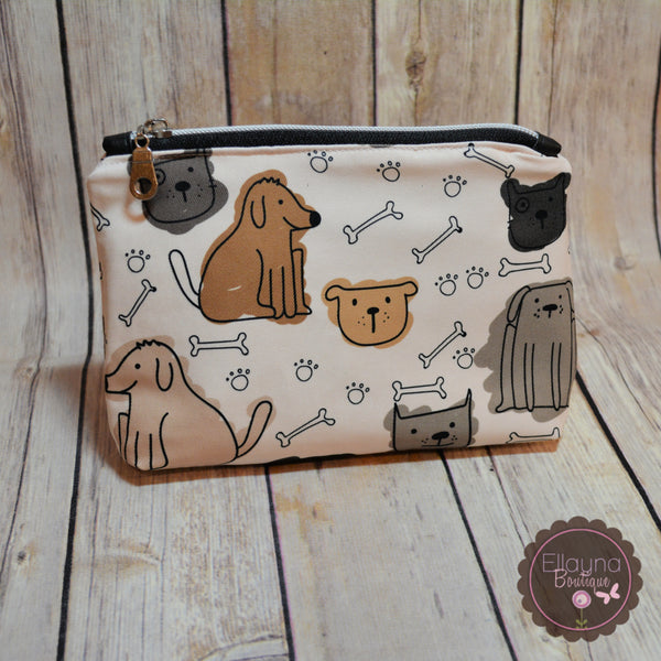 READY TO SHIP!! Midnight Kiss Pouch - Dogs