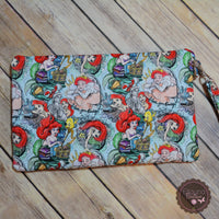 Applique Zipper Pouch - Ariel, Little Mermaid